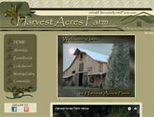 Tablet Screenshot of harvestacresfarm.com